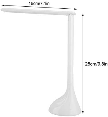 Rechargeable Folding LED Desk Lamp, Eye Care Table Light with 3 Brightness Levels, Anti - Glare 18 LED Bulbs for Reading Study, USB Charging Desktop Lamp for Home Office