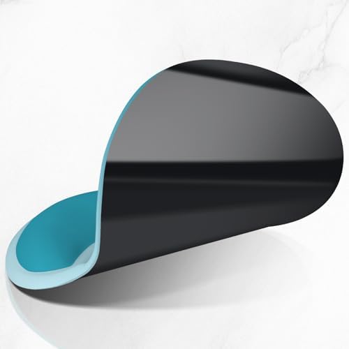 ITNRSIIET Ergonomic Mouse Pad with Comfort Gel Wrist Rest, Non-Slip PU Base, Smooth Textured Surface, Reduces Hand Fatigue & Wrist Pain, 8.7 x 7.2 Inch for Office Gaming Home, Blue