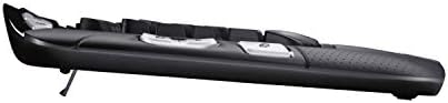 Logitech K350 Keyboard - Wireless Connectivity - RF - Black - USB Interface (Renewed)