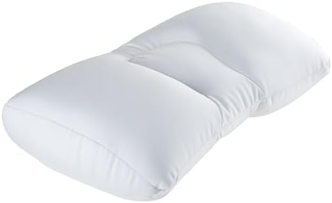 Bluestone Microbead Pillow, White, 20.5” x 11” x 4”