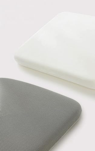 Memory Foam Chair Cushion Non-Slip Seat Cushion with Breathable Fabric Removable Zipper Cover Square Comfort Chair Pad for Office Chair, Desk Chair, Car Seat, Wheelchair (Navy Blue, 14"x14")