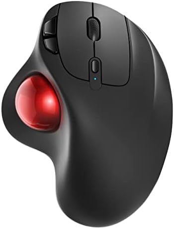 Nulea M501 Wireless Trackball Mouse Ergonomic Thumb Control,4 DPI Levels