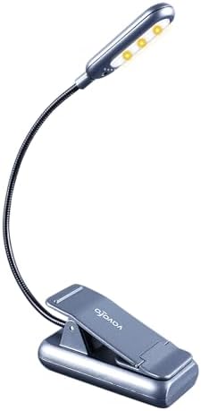 VAVOFO Rechargeable Reading Light, Clip on Book Light for Reading in Bed