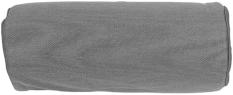 Lumbar Roller Cushion, Memory Foam Back Support with Adjustable Strap, Gray, for Beds and Office Chairs