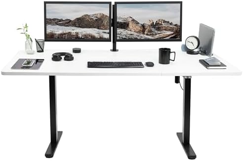 VIVO White 71 x 30 in Standing Desk, DESK-KIT-0B7W