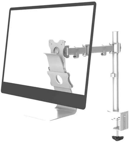 iMac VESA Mount Adapter Plate Bracket - 100mm/75mm Convertible for 21.5-inch, 24-inch & 27-inch iMac (Models Before 2021), 3mm Thick, No Drilling Required