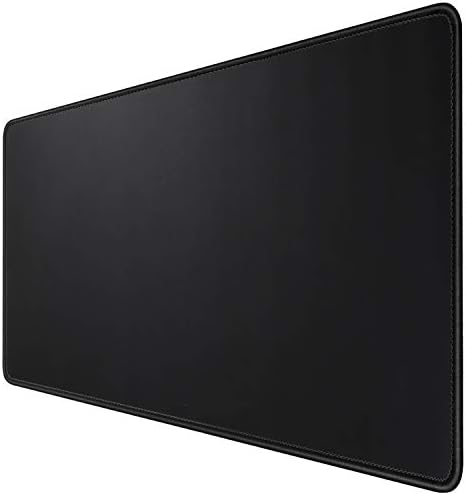 Gaming Mouse Mat/Mouse Pad 35.4x15.7x0.12Inch | XXL Mouse pad | Table mat/Large Size | Improved Precision and Speed | Rubber Base for Stable Grip on Smooth Surfaces Non-Slip (90x40 Black004)