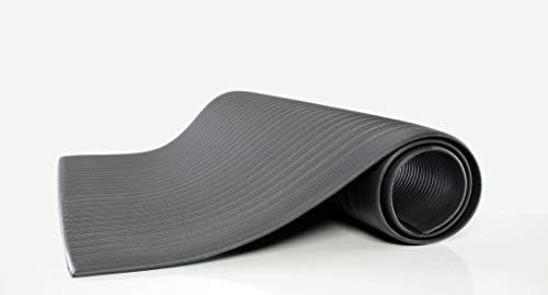 Guardian Air Step Anti-Fatigue Floor Mat, Vinyl, 27"x60", Gray, Reduces fatigue and discomfort, Can be easily cut to fit any space