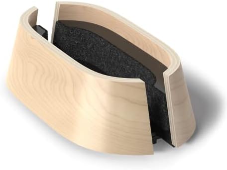 HumanCentric Vertical Laptop Stand in Maple Wood, Adjustable