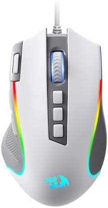 Redragon M612 Wired RGB Optical Gaming Mouse 8000 DPI Remapping Keys