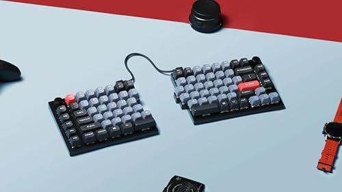 Keychron Q11 Split Keyboard 75% Layout Wired Mechanical Gaming Keyboard