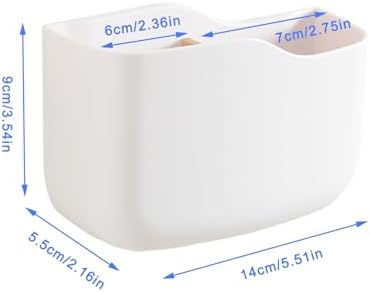 SUNFICON Wall Mount Remote Holder TV FAN Remote Control Holder Bedside Caddy Wall Organizer Phone Holder for Office Adhesive Media Player Controller Holder Box Tray Home Desk Nightstand 3 PACK WHITE