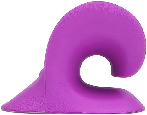 RESTCLOUD Neck and Shoulder Relaxer, Cervical Traction Device for TMJ Pain Relief and Cervical Spine Alignment, Chiropractic Pillow, Neck Stretcher (Purple)