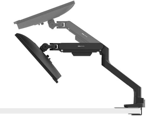 BenQ ErgoArm BDH01 Dual Monitor Arm for 2 Screens Up to 35'' & 44lbs. Black