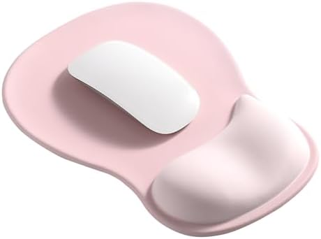 EooCoo Mouse Pad with Gel Wrist Rest, Ergonomic Mousepad Wrist Alignment