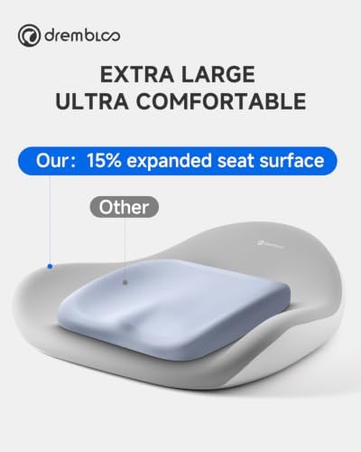 Extra Large Seat Cushion, Office Chair Cushions for Long Sitting Comfort