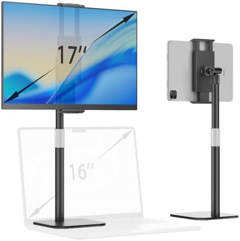 Portable Monitor Stand for 15.6", Height Adjustable TabStand for Desk