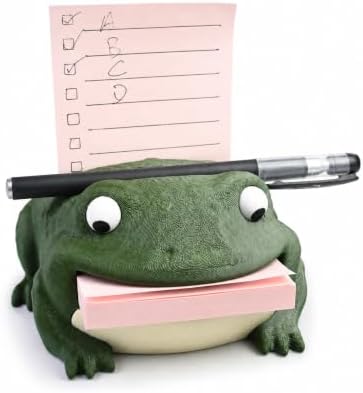 Toad Sticky Note Holder, 3D Printed Desk Organizer