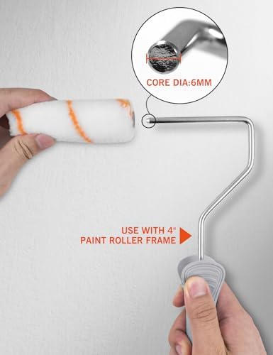 ROLLINGDOG 4 inch Small Paint Roller Covers