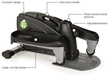 Stamina Inmotion Compact Strider Foot Exercise Machine - Under Desk Elliptical - Standing or Seated Elliptical Fitness Equipment