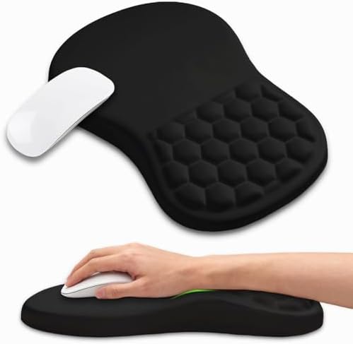 Ergonomic Mouse Pad Wrist Support for Carpal Tunnel Pain Relief