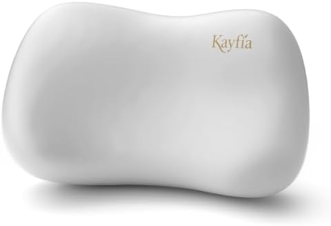 Kayfia Cervical Neck Pillow Side Sleeper Pillow for Neck Pain Relief, Grey