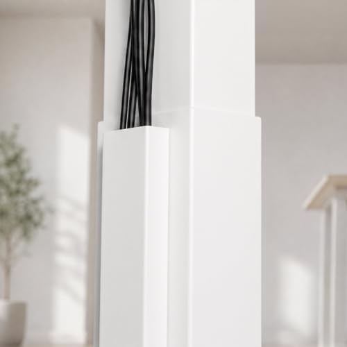 Desky Magnetic Cable Management Grey Single