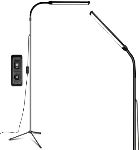 Led Floor Lamp for eyelash extensions Standing light Floor Lamps for Office Standing Lamp Brightness eyelash lamp tattoo Light Eye Caring Reading lamp for Bedroom makeup light lash light extension