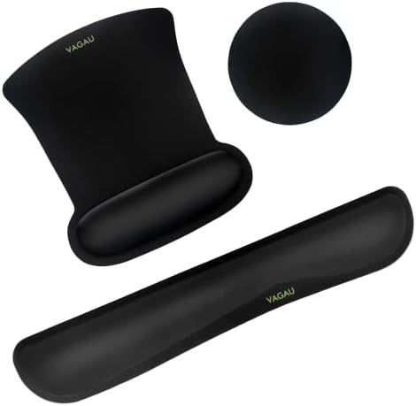 VAGAU Premium Keyboard Wrist Rest and Mouse Pad Wrist Support
