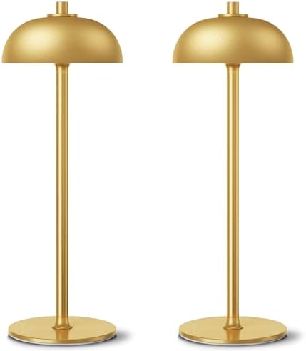 2 Pack Cordless Table Lamp Rechargeable, 5000mAh Battery Table Light