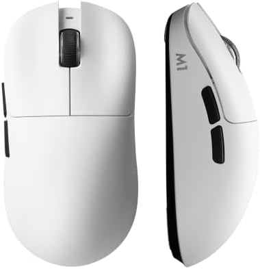 YUNZII M1 PAW3311 Sensor Wireless Gaming Mouse (White)