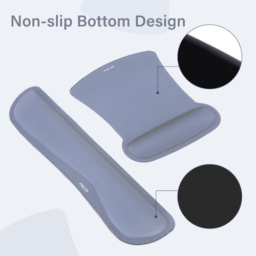 MOSISO Keyboard Mouse Pad Set, Large Gaming Mousepad&Keyboard Wrist Rest