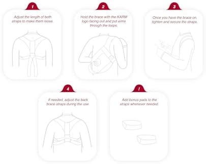 KARM Plus Size Posture Corrector for Women & Men Plus Size - XXL, 3X Big and Tall Posture Corrector - Upper Back Brace for Hunchback, Clavicle Support - Fits Up To XXXL (2XL/3XL)