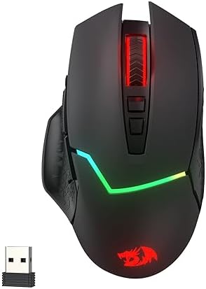 Redragon M690 PRO Wireless RGB Gaming Mouse 8000 DPI Remapping Keys