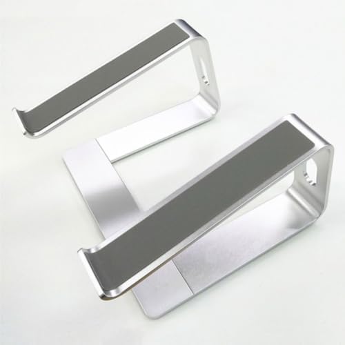 Veemoon Ventilated Laptop Cooling Stand Silver Aluminum Alloy Portable