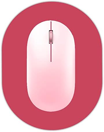 Small Mouse pad, Portable, Waterproof Non-Slip Rubber Bottom, Suitable for Wireless Mouse, Laptop Keyboard Tray for Both Men and Women, Office Travel Red 5.5x7.5in