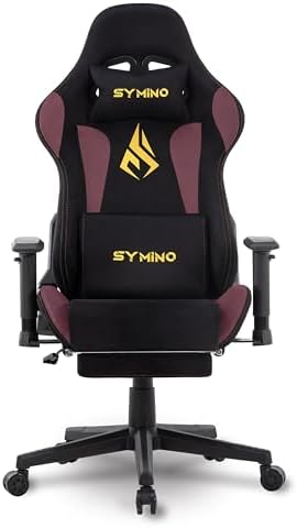 Symino Ergonomic Gaming Chair with 155° Recline & Footrest