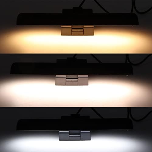 Acogedor Laptop Monitor Light Bar, LED Laptop Light Bar for Keyboard, with Stepless Dimming, No Screen Glare, Space Saving, Laptop Light Clip On