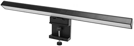 Monitor Light Bar with Timer, Touch Control USB C S N Lamp, 3 Color Modes Dimmable LED Task Light for Desk Reading Work Study Eye Care Space Saving Black Computer Accessory