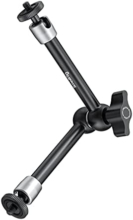 SmallRig 9.8 inch Adjustable Articulating Magic Arm with Both 1/4" Thread Screw for LCD Monitor/LED Lights - 2066B