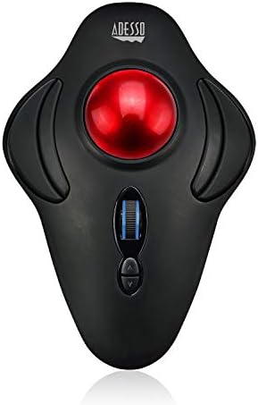 Adesso iMouse T40 Wireless Ergonomic Finger Trackball Mouse