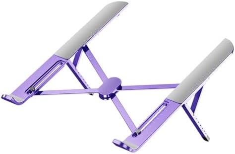 Space Saving Foldable Computer Stand with Enhances Ventilation for 17.3Inch Laptops and Tablets Foldable Laptop Stand