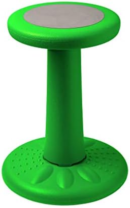 Studico ActiveChairs - Kids Wobble Stool - Flexible Classroom Seating for Focus & Posture, Green