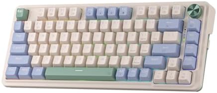 Redragon K673 PRO Wireless 81-Key RGB Gasket Gaming Keyboard, Scroll Knob