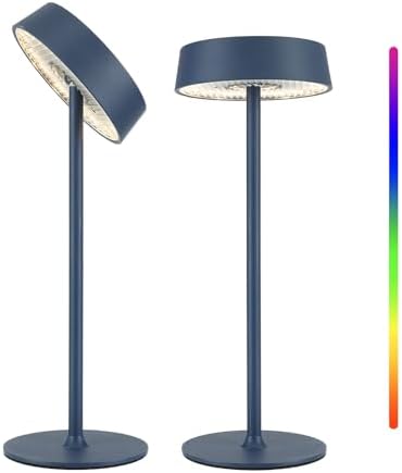 EZVALO Cordless Lamp, Rechargeable Table Lamp, Battery Operated