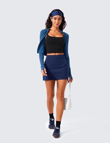 CRZ YOGA Butterlift Scoop Neck Crop Tank Top