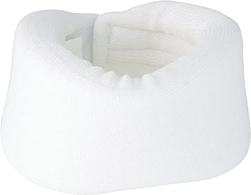 DMI Foam Cervical Collar Comfort Neck Support, Medium, 3-Inch Width, White