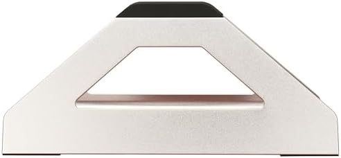 Vertical Laptop Stand, Space Saving Holder for MacBook with Tool-Free Width Adjustment, Pretty Anodized Aluminum for Desk, Universal Fit for 10-17" Laptop