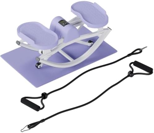 The Rock Stepper - Side to Side Rocking Stepper Machine for Home Workouts - Low Impact Indoor Cardio Leg Glute and Core Training - Quiet Compact Step Rocker Exercise Equipment
