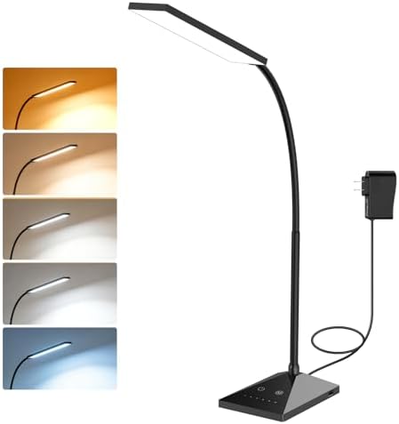 LED Desk Lamp, Eye-Caring Desk Light